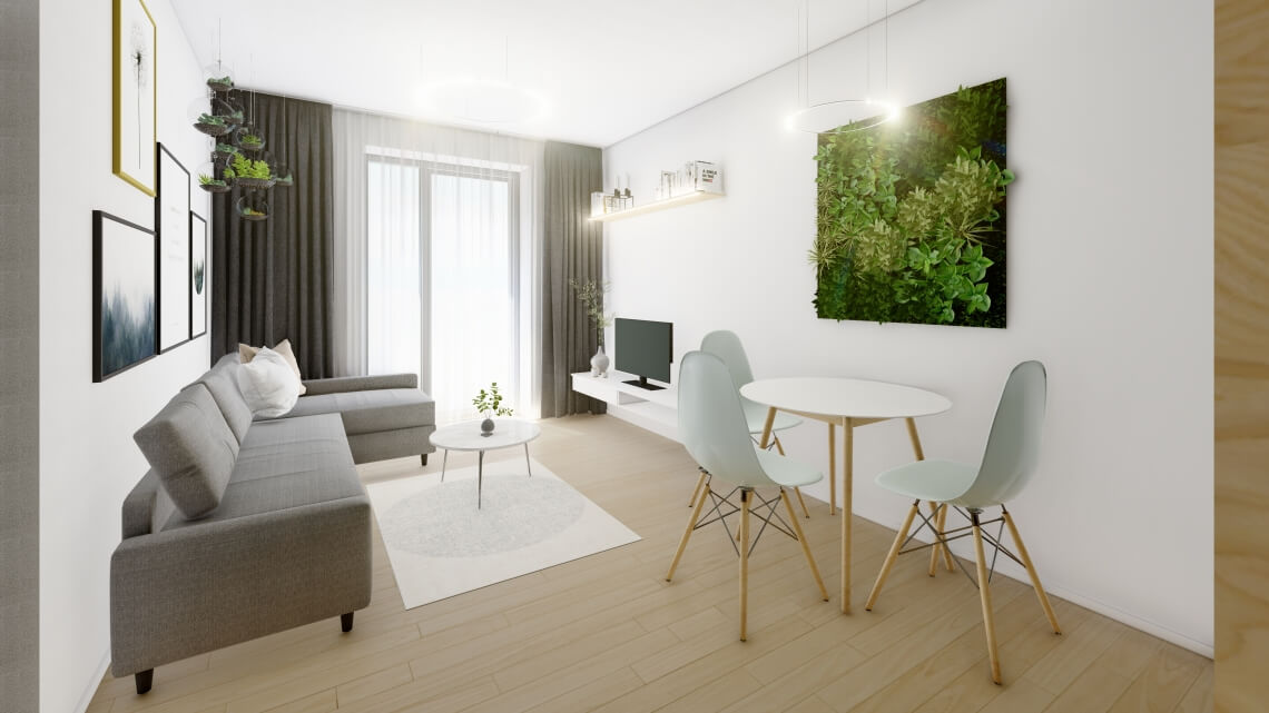 2 -  izbové byty - typ 1